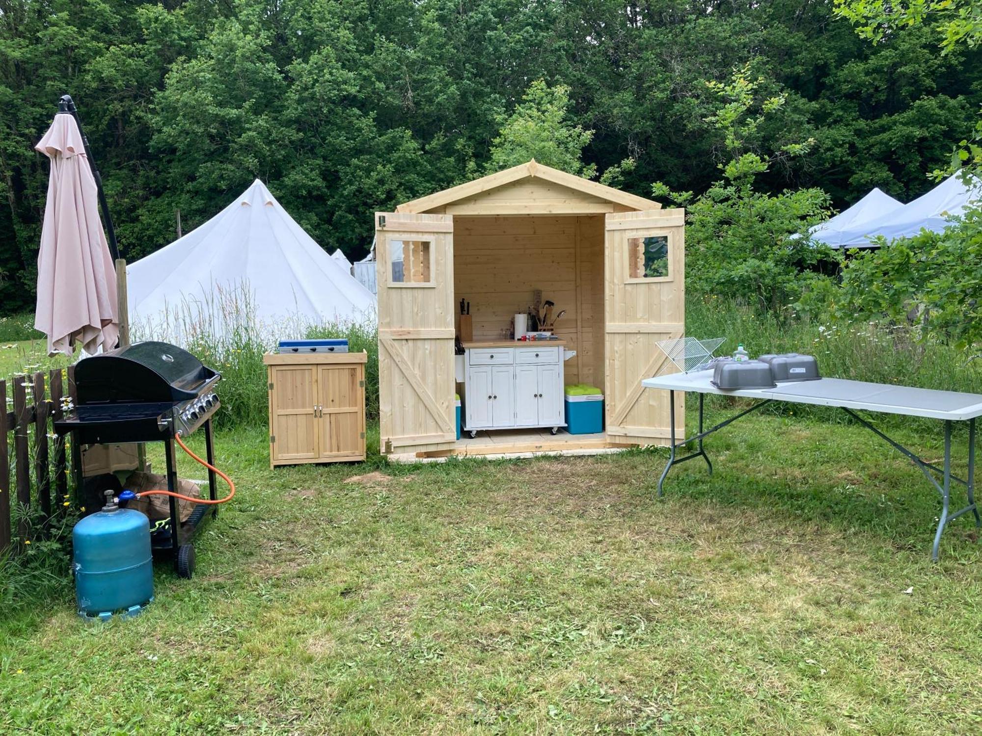 فندق Au Pre Fleuri Eco Glamping Le Lindois المظهر الخارجي الصورة